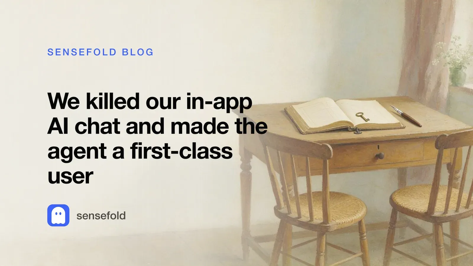 We killed our in-app AI chat and made the agent a first-class user