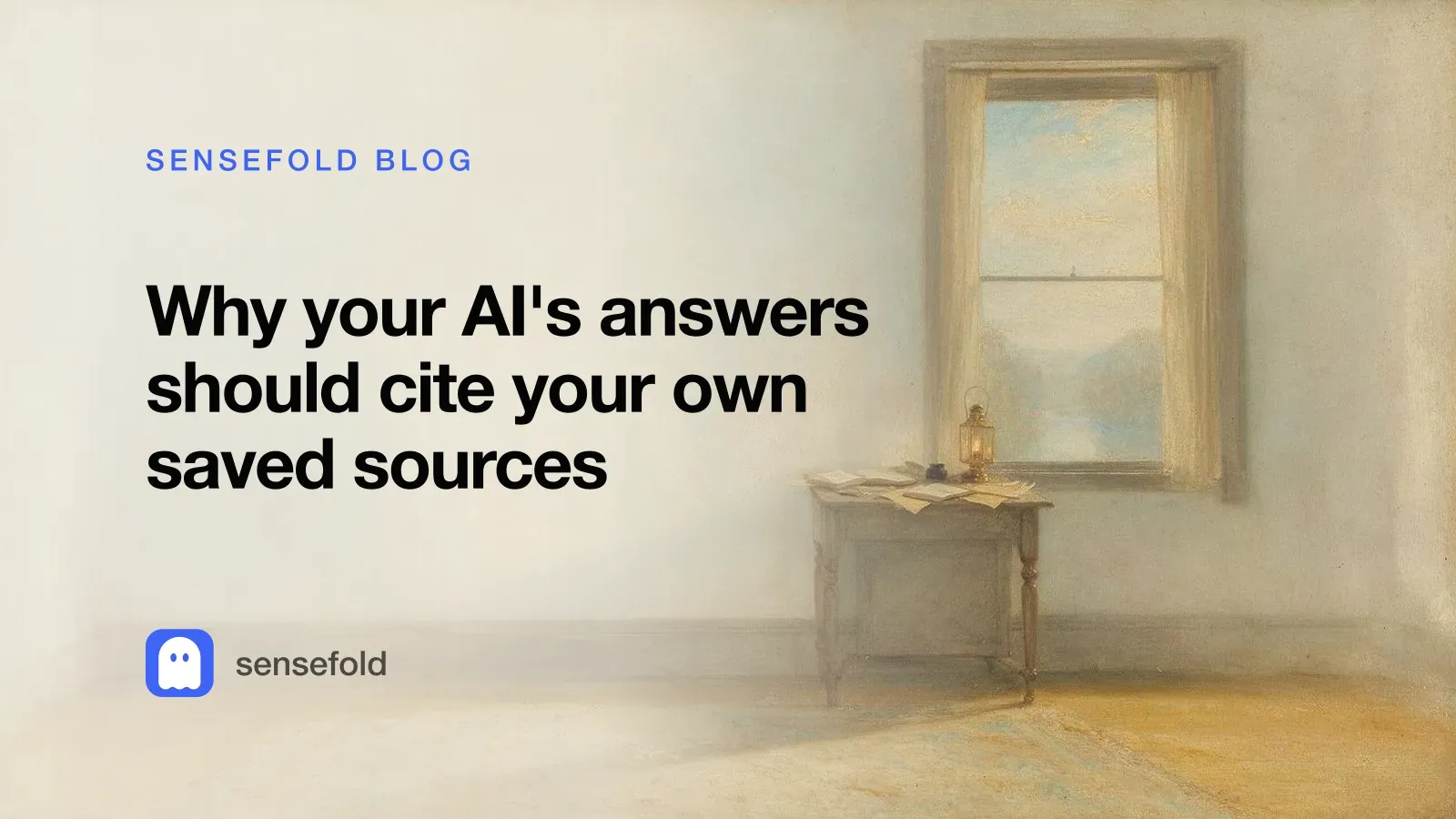 Why your AI's answers should cite your own saved sources