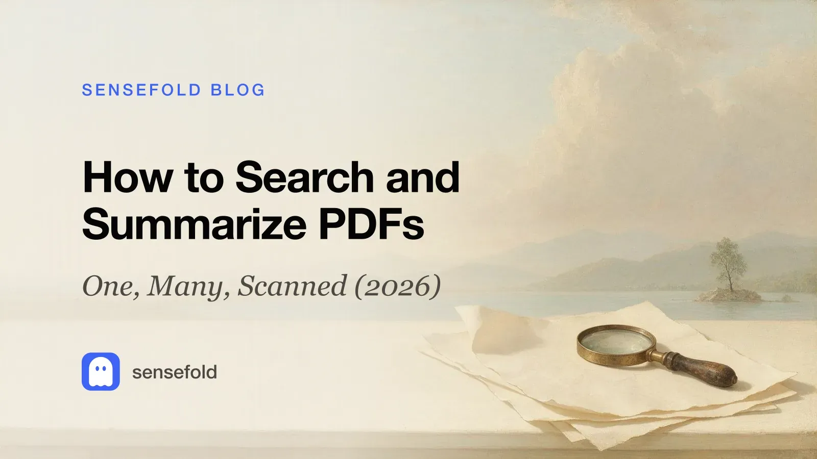 How to Search and Summarize PDFs: One, Many, Scanned (2026)
